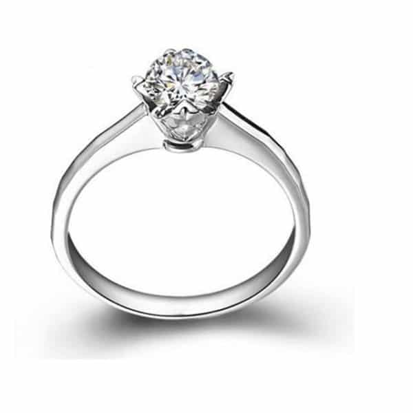 Tiaria Perhiasan cincin emas berlian White Gold 18K Diamond Always