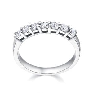 Tiaria Perhiasan cincin emas berlian White Gold 18K Diamond