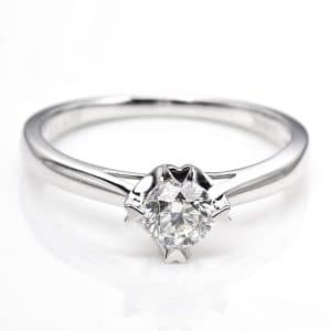 Perhiasan emas berlian white gold 18K diamond DHTXDFJ005