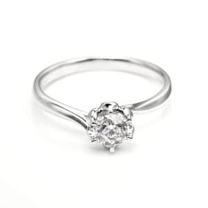 Perhiasan emas berlian white gold 18K diamond DHTXDFJ014