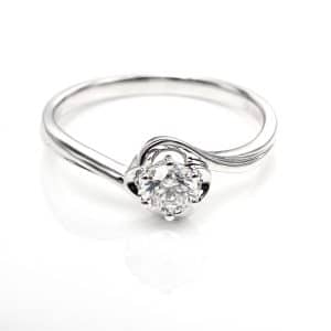 Perhiasan emas berlian white gold 18K diamond DHTXDFJ024