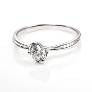 Perhiasan emas berlian white gold 18K diamond DHTXHJZ069