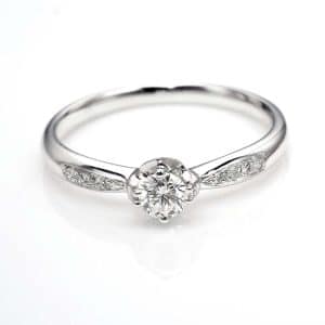 Perhiasan emas berlian white gold 18K diamond DJXJZ003