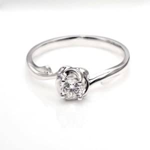 Perhiasan emas berlian white gold 18K diamond DJXJZ006
