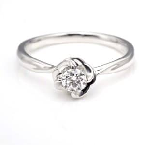 Perhiasan emas berlian white gold 18K diamond DJXJZ009