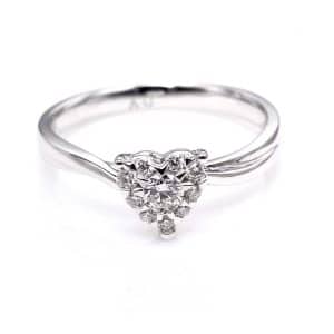 Perhiasan emas berlian white gold 18K diamond DJXJZ056
