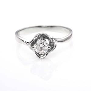 Perhiasan emas berlian white gold 18K diamond DJXJZ061