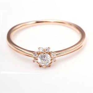 Perhiasan emas berlian white gold 18K diamond DMKMJZ001