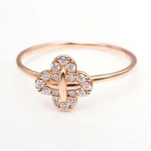 Perhiasan emas berlian white gold 18K diamond DMKMJZ006