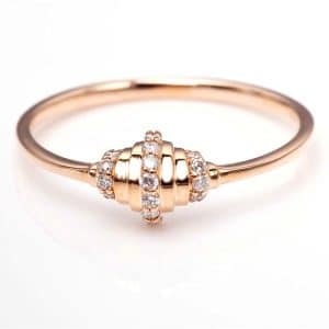 Perhiasan emas berlian white gold 18K diamond DMKMJZ007