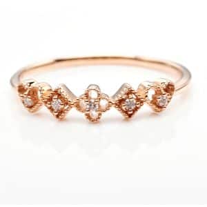 Perhiasan emas berlian white gold 18K diamond DMKMJZ018