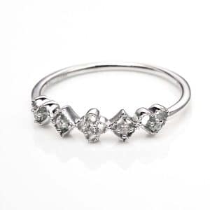 Perhiasan emas berlian white gold 18K diamond DMKMJZ022