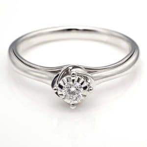 Perhiasan emas berlian white gold 18K diamond S-JXZ15486