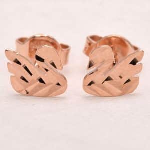 Perhiasan emas gold anting Swan Rose Gold Anting Emas 18K