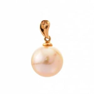 Tiaria Liontin Emas Mutiara Berlian 18K Precious Pearl P83091 Pendant