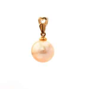 Tiaria Liontin Emas Mutiara Berlian 18K Precious Pearl P8036 Pendant