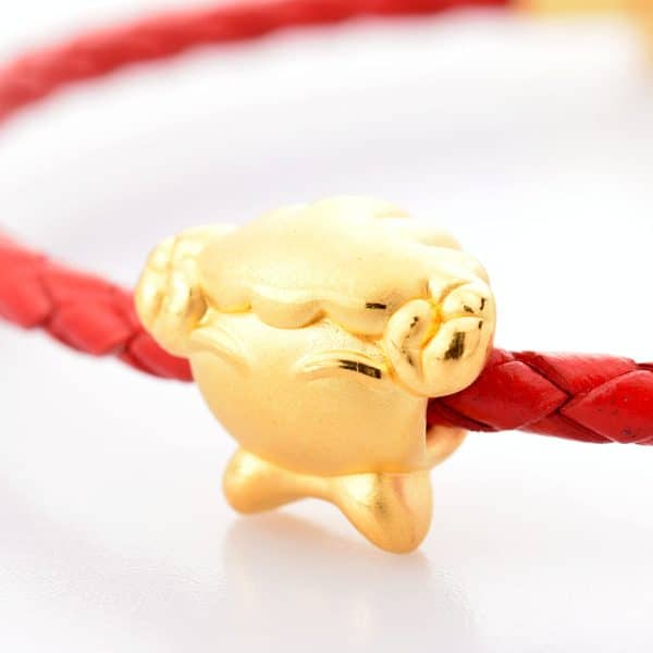 SHEEP - Perhiasan Emas 24k Tiaria Gelang emas charm bracelet (4)