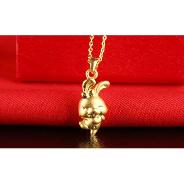 rabbit perhiasan emas 24k pendant liontin emas (2)