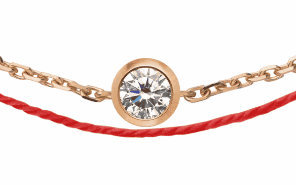 Tiaria 18K Gold Pure Duet Red Baby Bracelet
