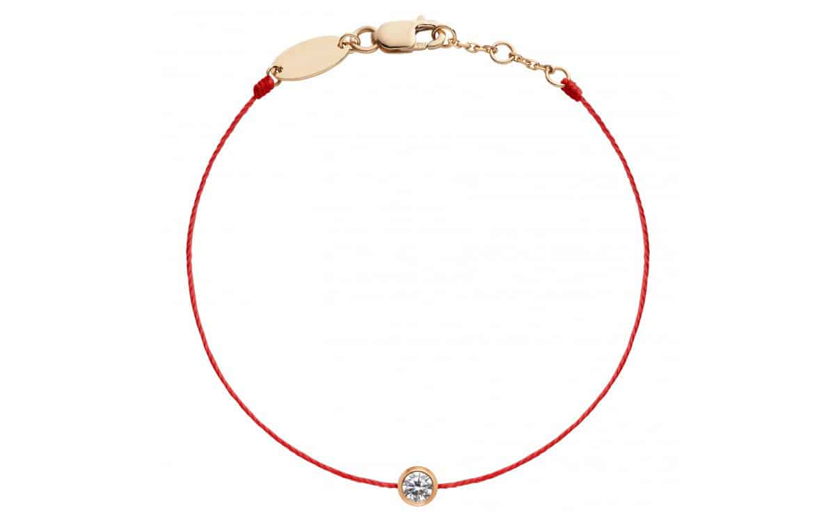 Tiaria 18K Gold Pure String Red Baby Bracelet | Tiaria Jewelry