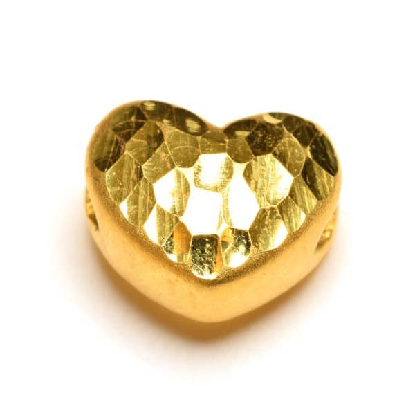 Tiaria 24K Gold Crafted Heart Charm 0.3 Logam Mulia