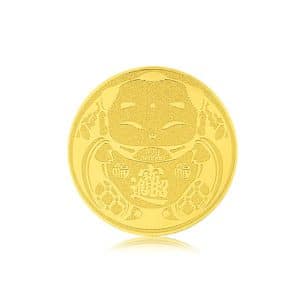 Tiaria 24K Gold Coin Baby Luck Gold Bar 24K Logam Mulia Emas 24K (3)