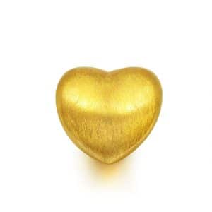 Tiaria 24K Golden Heart Charm Logam mulia 24K (4)