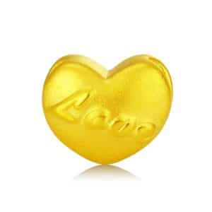 Tiaria 24K Golden Love Charm Logam Mulia 24K (2)