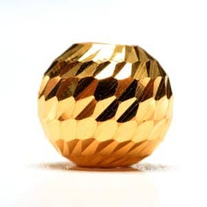 Tiaria 24K Golden Sparkling Ball Charm 0.4 Logam Mulia Liontin Emas 24K (2)