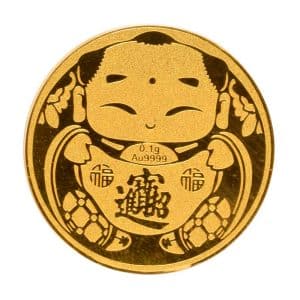 Tiaria 24K Gold Coin Baby Luck Gold Bar 24K