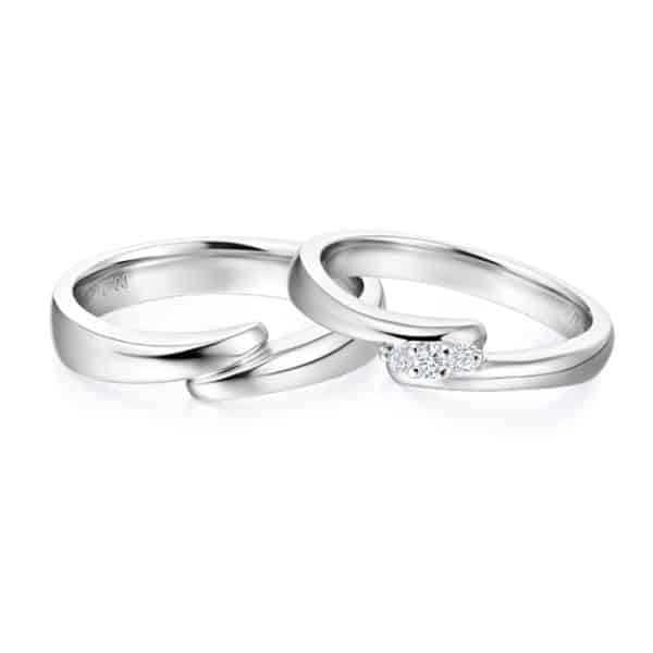 Tiaria 9K Connected Love Ring