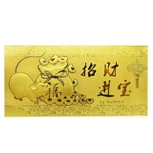 Angbao Goldbar 24K Money Mouse Logam Mulia 24 Karat 1gram