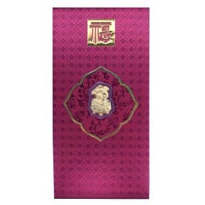 Angbao Pig Wallet Logam Mulia Emas Murni 24 Karat 0.1 gram
