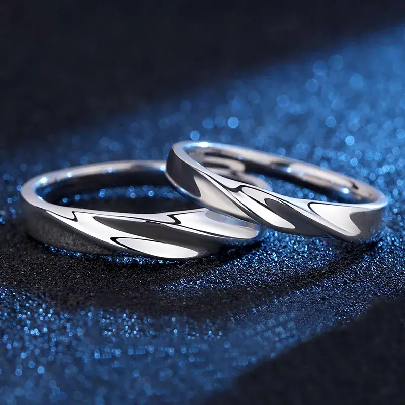 Cincin Perak Couple - Cincin Tunangan - Image 4