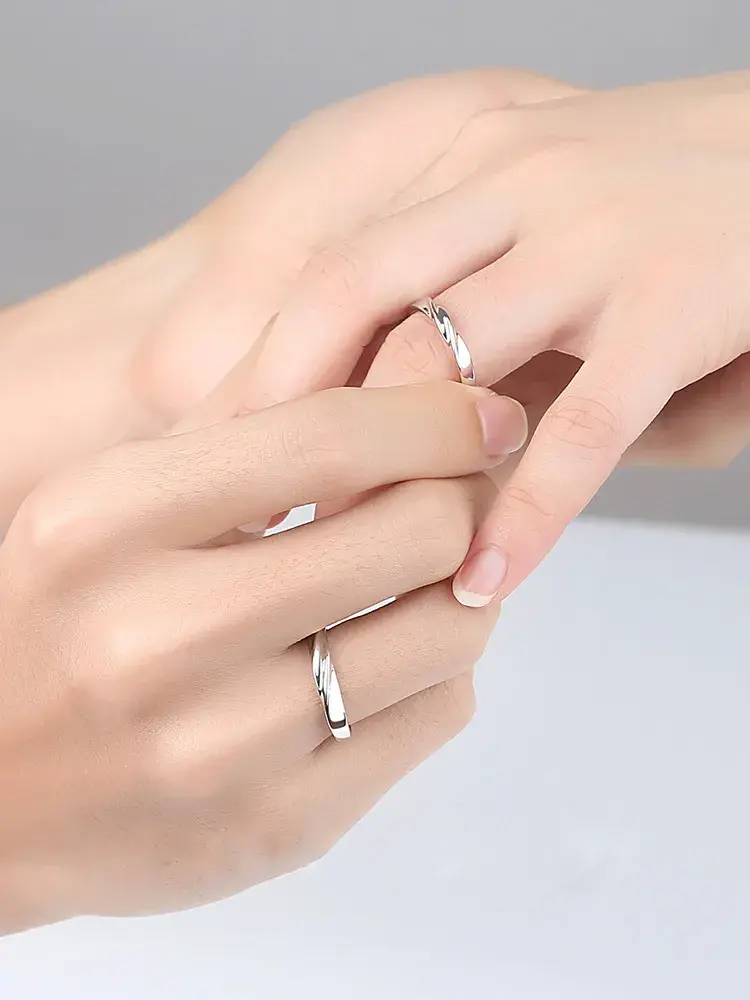 Cincin Perak Couple - Cincin Tunangan - Image 5